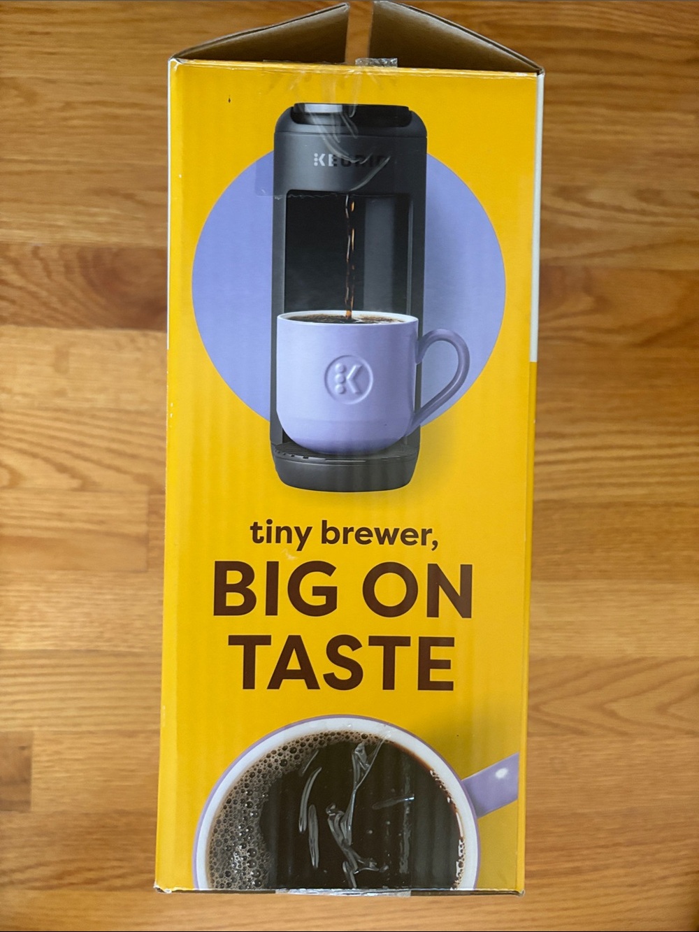 Keurig K-Mini Mate Single Serve Coffee Maker - Matte Black with Purple Mug - Picture 8 of 12